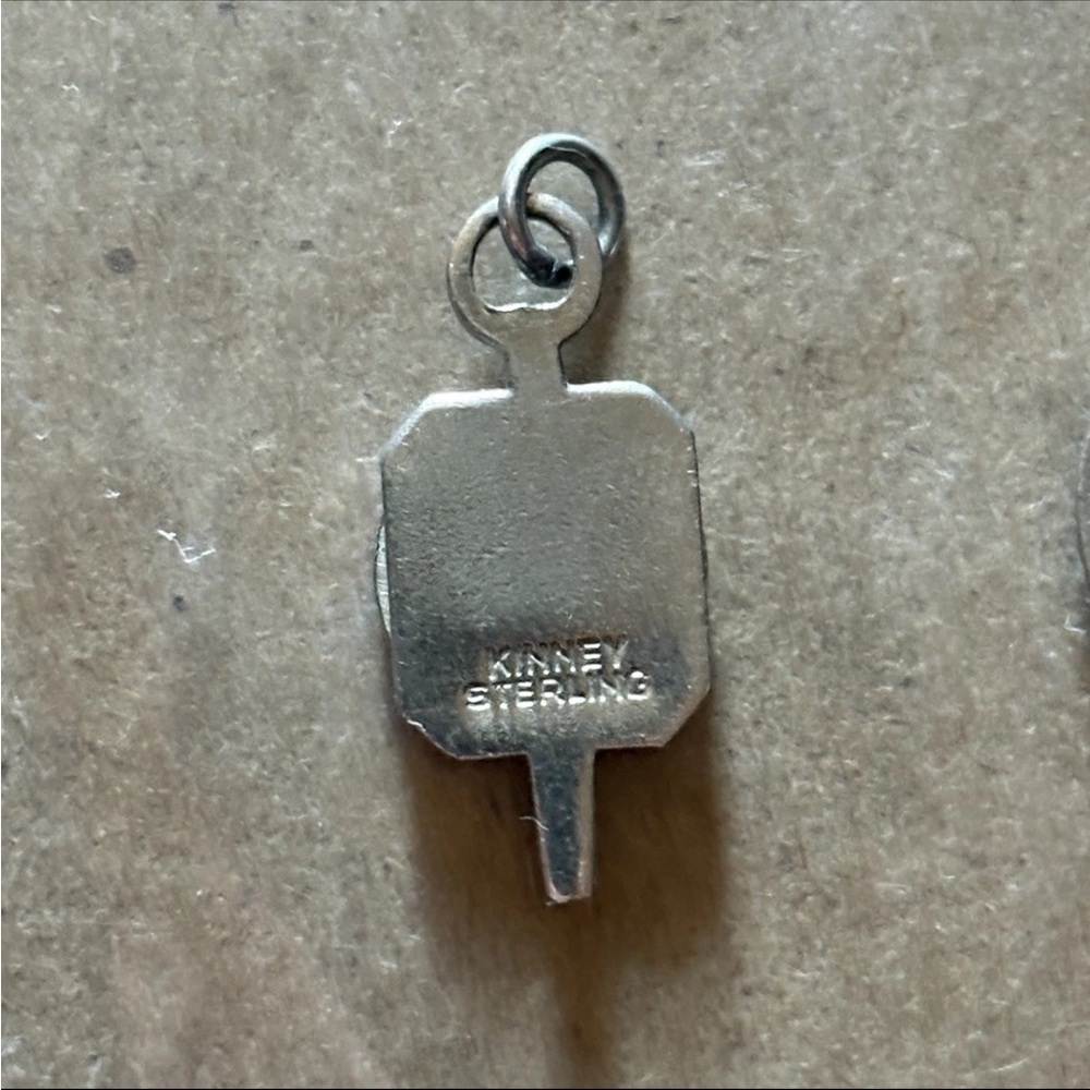 2 Vintage University Medallion Charms - Sterling Silver - Picture 5 of 5